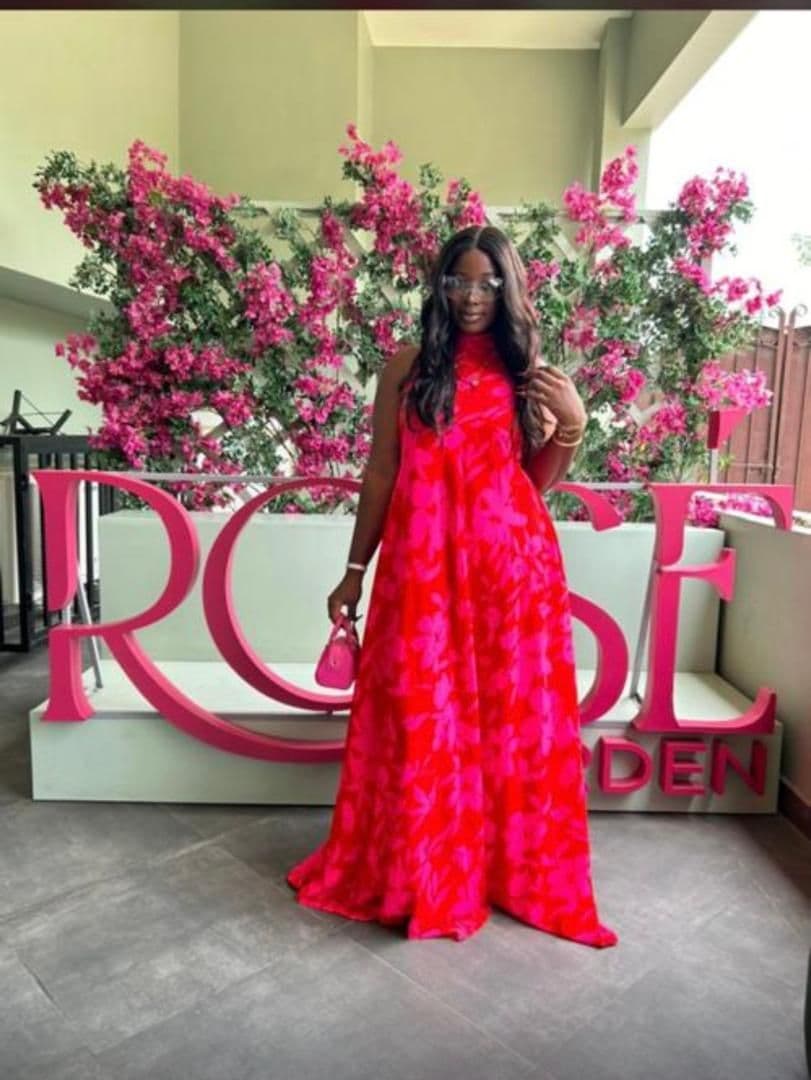 Colored Crepe Flowy Midi Dress